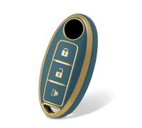 WORCAS Funda para llavero Infiniti de 3 botones, protección de TPU suave, compatible con Nissan Armada Murano Rogue Maxima Altima Sedan Pathfinder KR5S (gris)