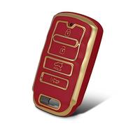WORCAS Funda protectora de TPU para llavero inteligente compatible con Kia Cadenza 2014-2019, K900 K7 K9, 4 botones sin llave (rojo)