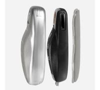 WORCAS Funda protectora de TPU suave para llave de coche compatible con Porsche Boxster Turbo Cayenne Panamera Macan Cayman 911, 2/3/4 botón sin llave (transparente)