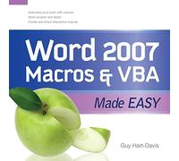 Word 2007 Macros & VBA Made Easy (CONSUMER APPL & HARDWARE - OMG)