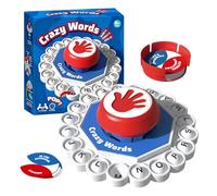 Word Board Games - Press Alphabet Learning Board Toy, Educational Letter Spelling Game, Fun and Interactive Learning for Family Gathering, School, Kindergarten, Early Literacy Development