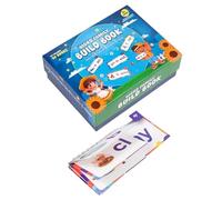 Word Family Books | 30-Piece Interactive Flash Cards - Kindergarten Alphabet Flash Cards,Books bridge the gap between home and school by proKindergarten Preschool Elementary Teaching Reading Education