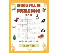 Word Fill-in Puzzle Book for Adults: Suitable for teens, adults, and seniors. Great for relaxation, focus, and memory improvement.