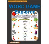 Word Game Explorer: Crack the Word Code Series: Volume 1: Match Pictures To Words - 35 Playful Matching Challenges for Kids Ages 3-5 Educational Activity Book for Children Black & White Print