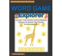 Word Game Explorer: Crack the Word Code Series: Volume 3: Guess The Words - 35 Exciting Unscramble Letters & Form Words Puzzles for Kids Ages 3-5 ... Book for children Black & White Print