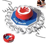 Word Game Letters Press with Timer,think Words Game,The Quick Thinking Letter Pressing Games,24 Letters Pressing Games,Bring Friends & Family Together,Fast-Paced Family Board Games For 2-8 Players-B