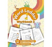 Word Ladder Workbook: Easy Level Word Ladder Puzzles for Kids with a few Coloring Pages at the End, Spelling Workout Puzzle Book for Kids