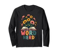 Word Nerd Book Lover Wildflowers Cottagecore Flowers Book Manga Larga
