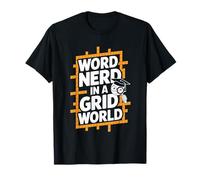 Word Nerd Crucigrama Solucionador de rompecabezas Camiseta