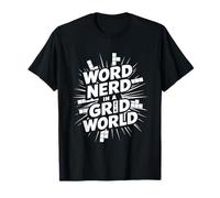 Word Nerd Crucigrama Solucionador de rompecabezas Camiseta