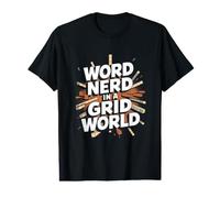 Word Nerd Crucigrama Solucionador de Rompecabezas Camiseta gráfica económica