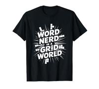 Word Nerd Crucigrama Solucionador de Rompecabezas Camiseta gráfica económica