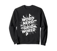 Word Nerd Crucigrama Solucionador de rompecabezas Sudadera