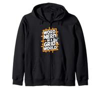 Word Nerd Crucigrama Solucionador de rompecabezas Sudadera con Capucha
