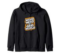 Word Nerd Divertido Crucigrama Sudadera con Capucha