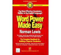 Word Power Made Easy by Norman, Lewis (2009) Paperback