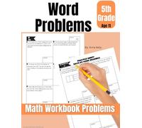Word Problem 5th Grade: Math Workbook Problems Age 11 (Math Word Problems)