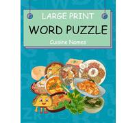 Word Puzzles : Cuisine Names: Word Search, Word Scramble, Missing Letter