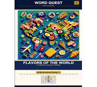 WORD QUEST Vol. 3: Flavors of the World: A Culinary Journey in Words