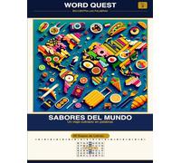 WORD QUEST Vol. 3: Sabores del Mundo: Un viaje culinario en palabras