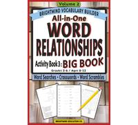 Word Relationships Vocabulary Builder: BIG BOOK - Mixed Word Relationships: Volume 2: Ultimate Puzzle Collection for Grades 3-6 (Ages 8-12) with Word ... Word Relationships Vocabulary Builder)