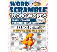 Word Scramble - Cognitive Skills Edition - Large Print Puzzle Book: Improve mental sharpness and focus with engaging scrambled word games. (Word Scramble XXL - Memory & Focus Puzzle Collection)