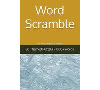 Word Scramble: For Teens, Adults, and Seniors. Themed puzzles, 1000+ words