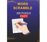 Word Scramble Mania: 200 Medium Difficulty Puzzles for Adults - Brain Training and Vocabulary Exercises for All Ages