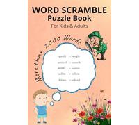 Word Scramble Puzzle Book for Kids and Adults: Word Jumbles | 2000+ Words