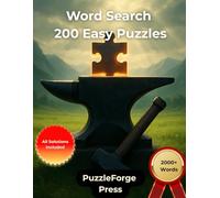 Word Search - 200 Easy Puzzles: Large Print for Adults and Seniors | 2000+ Words | 2 Puzzles Per Page | Solutions Included | Easy Word Search Fun and ... Print Relaxing Puzzles for Brain Training)