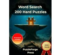 Word Search - 200 Hard Puzzles: Large Print for Adults and Seniors | 3000+ Words | 2 Puzzles Per Page | Solutions Included | Challenging Puzzle Fun ... Puzzle Challenge for Serious Puzzle Fans)