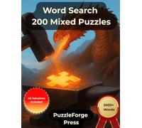 Word Search - 200 Mixed Puzzles: Large Print for Adults and Seniors | From Easy to Extreme | 2 Puzzles Per Page | Solutions Included | Varied Puzzle ... - Variety Puzzle Book from Easy to Extreme)