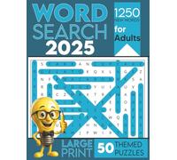 Word Search 2025: 1250 New Words for Adults 50 Themed Puzzles Large Print