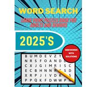Word Search 2025: Large Print Puzzles Book for Adults and Seniors - 5000 Words with Solutions