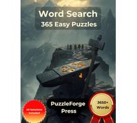 Word Search - 365 Easy Puzzles: Large Print for Adults and Seniors | 3650+ Words | 2 Puzzles Per Page | Solutions Included | Daily Word Search Fun for ... Print Relaxing Puzzles for Brain Training)