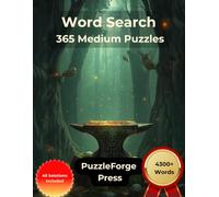 Word Search - 365 Medium Puzzles: Large Print for Adults and Seniors | 365 Medium Puzzles | 2 Puzzles Per Page | Solutions Included | Daily Brain ... Puzzles for Focus and Brain Exercise)