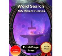 Word Search - 365 Mixed Puzzles: Large Print for Adults and Seniors | 4700+ Words | 2 Puzzles Per Page | Solutions Included | Mixed Word Search from ... - Variety Puzzle Book from Easy to Extreme)