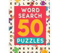 Word Search 50 Puzzles Book | 8.5 x 11", 59 Pages: A Fun and Relaxing Brain Activity Book with Large Print Word Search Puzzles to Boost Focus, Memory & Mental Agility