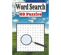Word Search: 60 Puzzles That are easy to read | 6x9-Inches, 120 Pages, 12 Words per puzzle | Gift for Puzzle Enthusiasts, Mom and Dad, For Free times