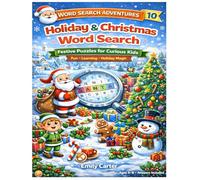 Word Search Adventures: Holiday & Christmas Word Search: Fun Holiday Word Search Puzzles for Kids Ages 4-8 Christmas, Halloween, Easter, and More!