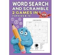 Word Search and Scramble: 2 Games In 1 For Kids 8-10