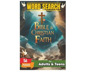 Word Search: Bible and Christian Values | 56 Uplifting Puzzles for Faith-Filled Fun & Relaxation |56 Word Puzzles |Portable 6 x 9 Size | Seasonal Joy ... | Perfect for Gift, Holidays & Camping
