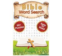 Word Search Bible: Bible Word Search with Easy To Read Print about the Bible and Bible Stories | For Adult, Seniors and Teens | 6x9 inches, 100 pages | Gift for Vacations, Holidays and Free times