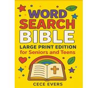WORD SEARCH BIBLE LARGE PRINT EDITION FOR SENIORS AND TEENS: FAITH-FILLED PUZZLES TO STRENGTHEN YOUR MIND AND SPIRIT| LARGE PRINT BIBLE WORD SEARCH ... BELIEVERS ALIKE| 75 PUZZLES 8X5 INCHES SIZE