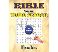 Word Search | Bible Series | Exodus: Word Searches with Easy to Read Puzzles with Bible Locations, Bible Characters and More | 8 1/2 x 11 inches, 50+ Puzzles, Adults, Seniors, Teens, Kids