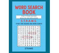 Word Search Book for 8 Year Old Kid Health and Wellness: S T.R.A.W.S. Study Time Reading And Word Search