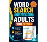 Word Search Book For Adults: 100 Puzzles 2200 Hidden Words Compact 6x9 Size for Travel