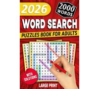 Word Search Book for Adults: 2000 WORDS - LARGE PRINT