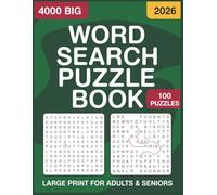 Word Search Book for Adults and Seniors: 2026 Challenging Word Search Puzzles to Train Your Brain and Unwind