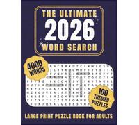 Word Search Book for Adults Large Print Puzzle: The Ultimate Big Word Find Puzzles for Adults & Seniors - Large Print Brain Games to Relax, Unwind, ... & Sharpen the Mind | Perfect Activity Gift